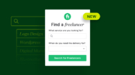 Fiverr search box widget